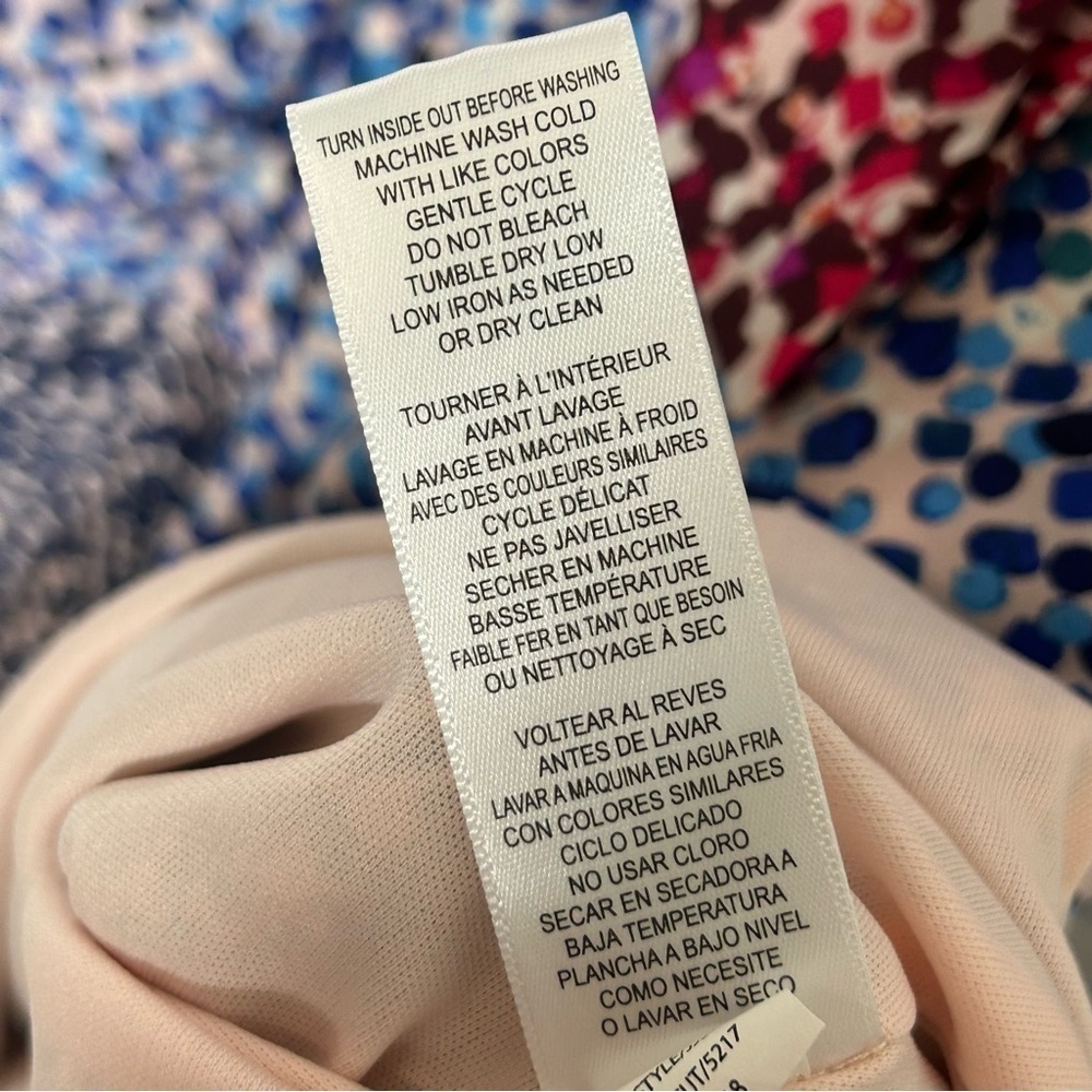 NWT Julia Jordan Short Flutter Sleeve Mixed Dot T… - image 12